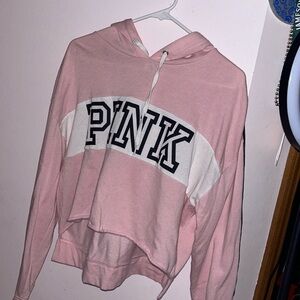 Victoria Secret’s Pink Fleece Cropped Hoodie